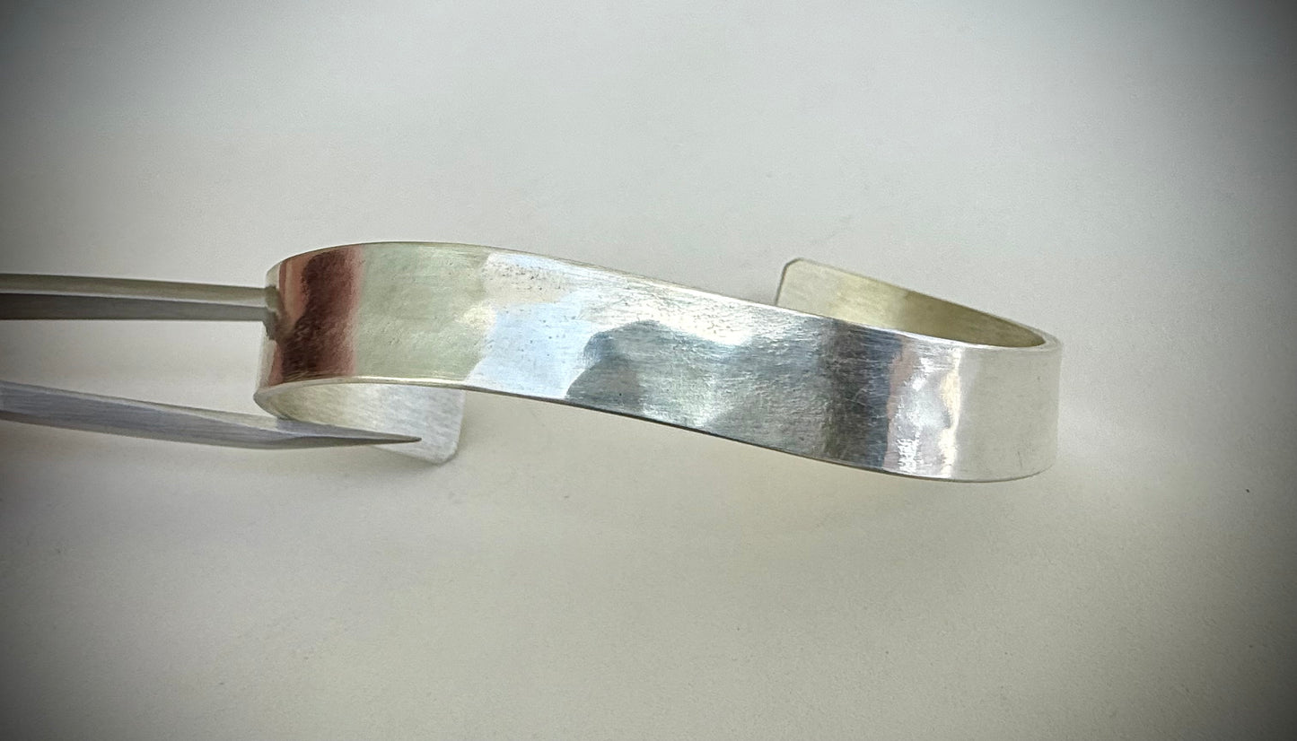 Offset Sterling Silver Bracelet